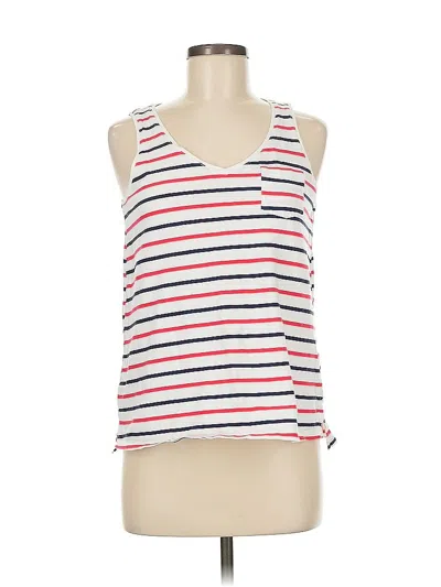 Pre-owned Old Navy Tank Top White Halter Neckline Tops