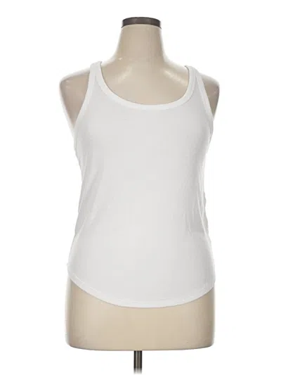 Pre-owned Old Navy Tank Top White Halter Neckline Tops