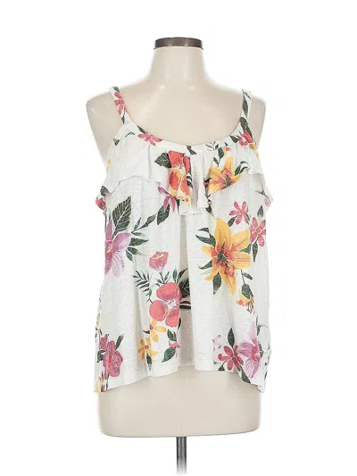 Pre-owned Old Navy Tank Top White Strapless Neckline Tops