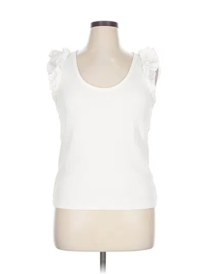 Pre-owned Old Navy Tank Top White Sweetheart Neckline Tops