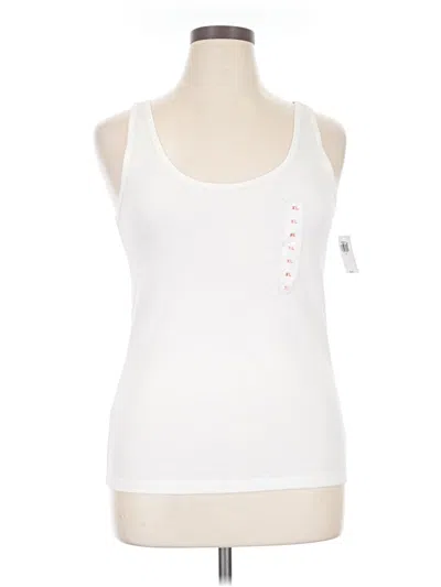 Pre-owned Old Navy Tank Top White Sweetheart Neckline Tops