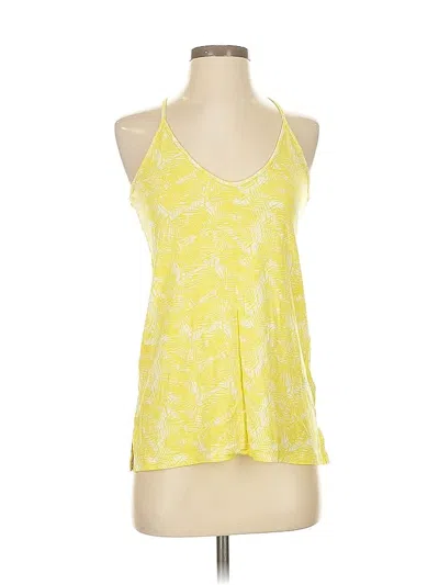 Pre-owned Old Navy Tank Top Yellow Halter Neckline Tops