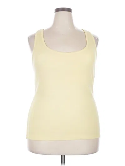 Pre-owned Old Navy Tank Top Yellow Halter Neckline Tops