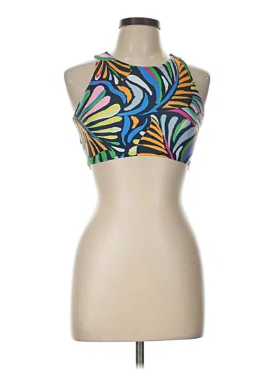 Pre-owned Old Navy Tank Top Yellow Halter Neckline Tops