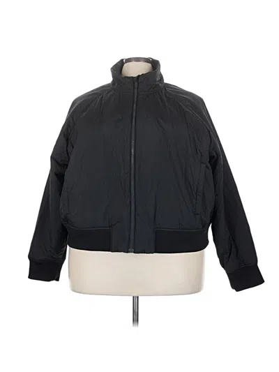 Pre-owned Old Navy Track Jacket In Black