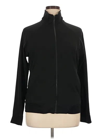 Pre-owned Old Navy Track Jacket In Black