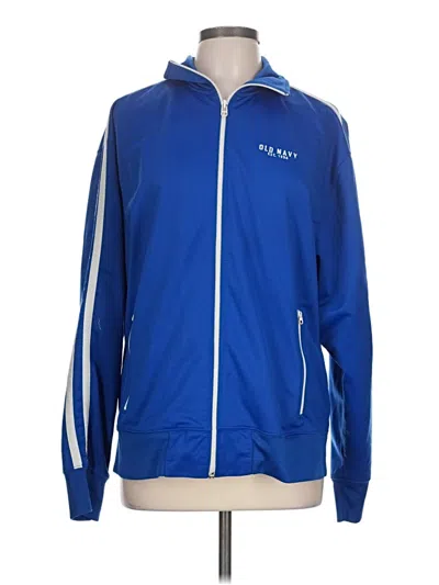 Pre-owned Old Navy Track Jacket In Blue