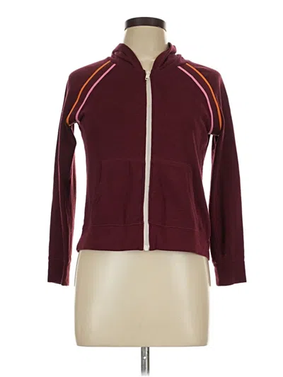 Pre-owned Old Navy Track Jacket In Burgundy