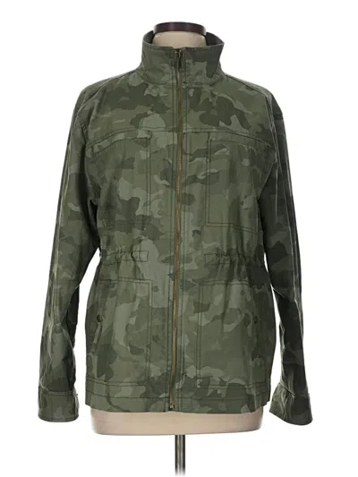 Pre-owned Old Navy Track Jacket In Green