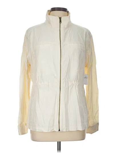 Pre-owned Old Navy Track Jacket In Ivory