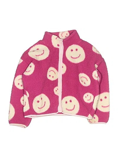 Pre-owned Old Navy Kids' Track Jacket In Pink