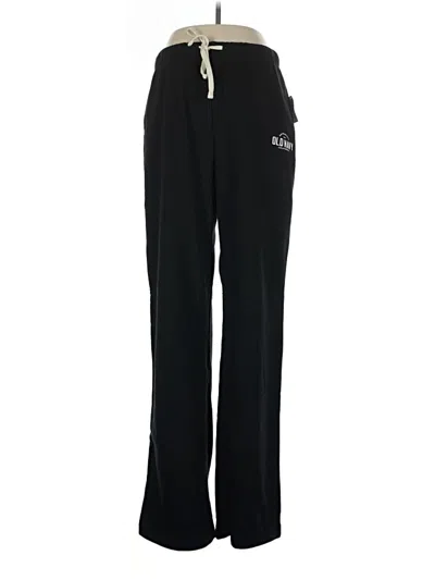 Pre-owned Old Navy Track Pants In Black
