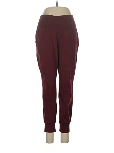 Pre-owned Old Navy Track Pants In Burgundy