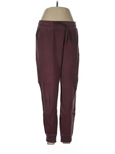 Pre-owned Old Navy Track Pants In Burgundy