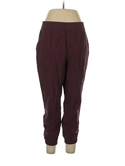 Pre-owned Old Navy Track Pants In Burgundy