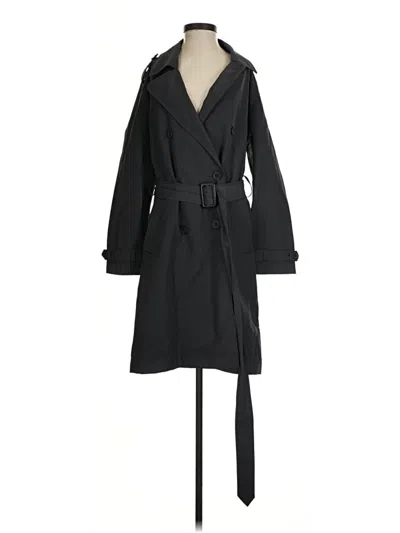 Pre-owned Old Navy Trenchcoat In Black