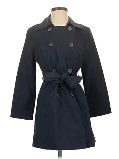Pre-owned Old Navy Trenchcoat In Blue