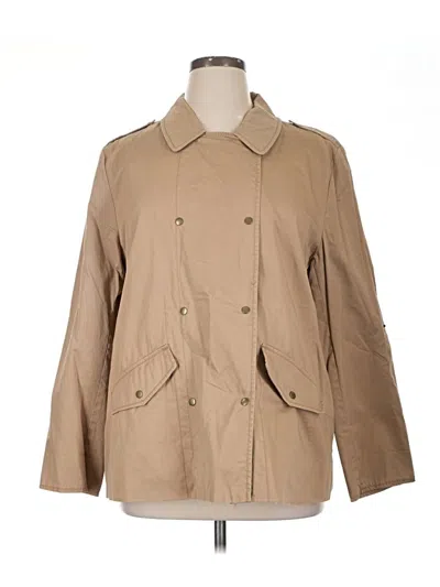 Pre-owned Old Navy Trenchcoat In Brown
