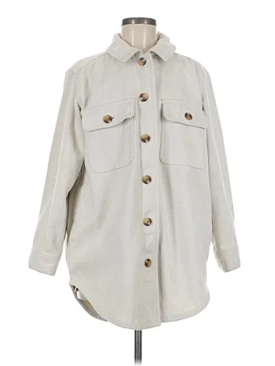 Pre-owned Old Navy Trenchcoat In Gray
