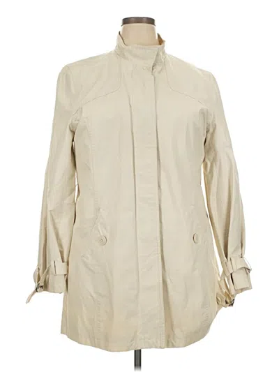 Pre-owned Old Navy Trenchcoat In Ivory