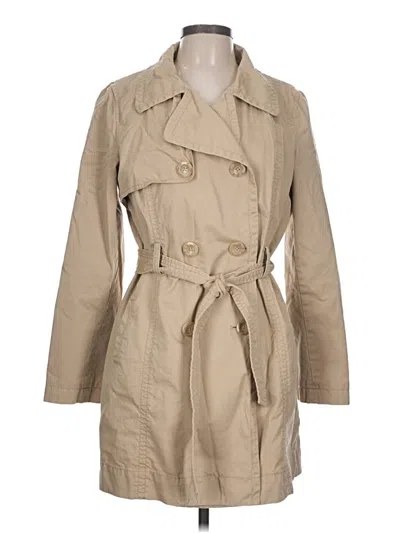 Pre-owned Old Navy Trenchcoat In Tan