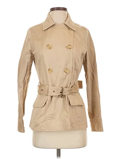 Pre-owned Old Navy Trenchcoat In Tan
