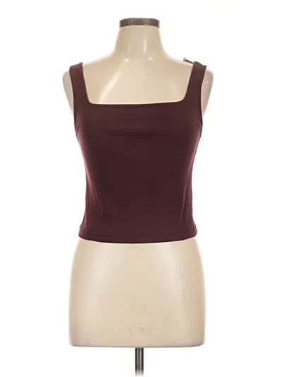 Pre-owned Old Navy Tube Top Burgundy Strapless Neckline Tops