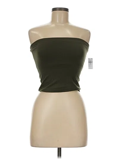 Pre-owned Old Navy Tube Top Green Strapless Neckline Tops