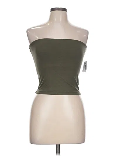 Old Navy Tube Top Green Strapless Neckline Tops