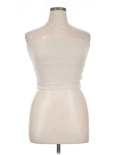 Pre-owned Old Navy Tube Top Ivory Strapless Neckline Tops