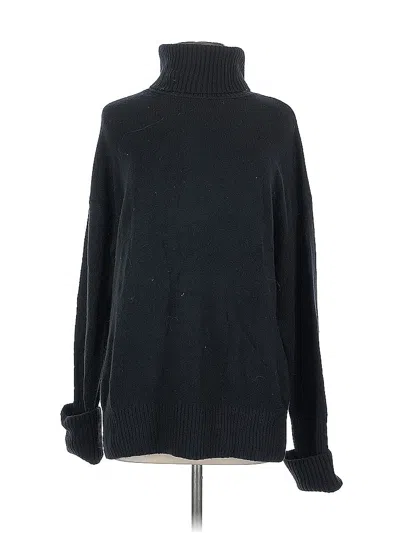 Pre-owned Old Navy Turtleneck Sweater In Black