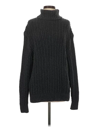 Pre-owned Old Navy Turtleneck Sweater In Black
