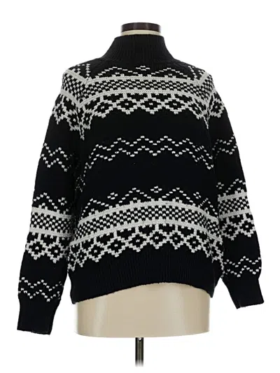 Pre-owned Old Navy Turtleneck Sweater In Black