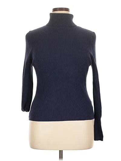 Pre-owned Old Navy Turtleneck Sweater In Blue