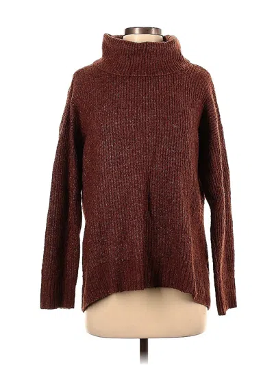 Pre-owned Old Navy Turtleneck Sweater In Brown