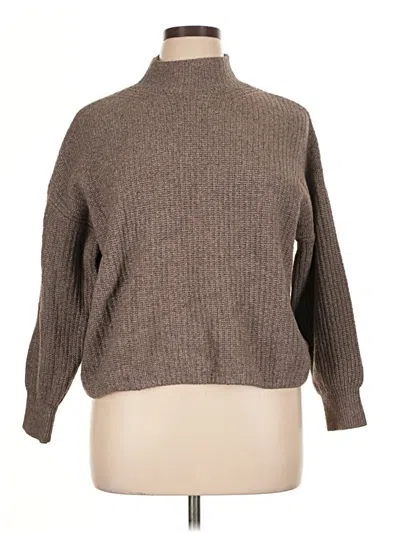 Pre-owned Old Navy Turtleneck Sweater In Brown