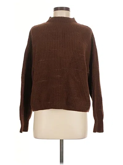 Pre-owned Old Navy Turtleneck Sweater In Brown