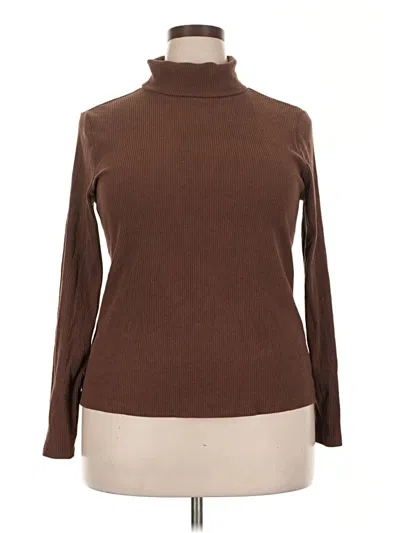 Pre-owned Old Navy Turtleneck Sweater In Brown