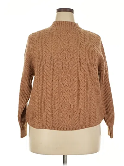 Pre-owned Old Navy Turtleneck Sweater In Brown