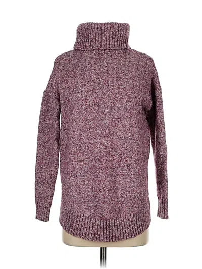 Pre-owned Old Navy Turtleneck Sweater In Burgundy