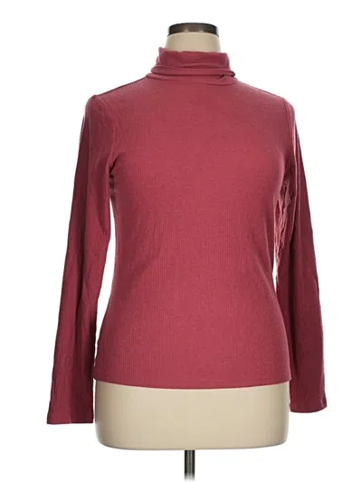 Pre-owned Old Navy Turtleneck Sweater In Burgundy