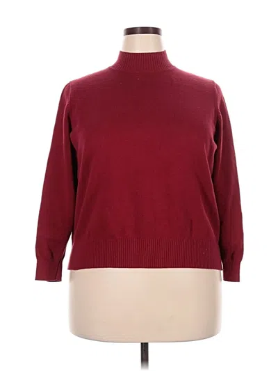 Pre-owned Old Navy Turtleneck Sweater In Burgundy