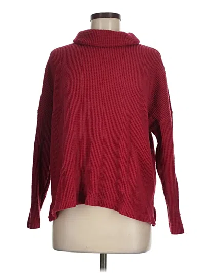Pre-owned Old Navy Turtleneck Sweater In Burgundy