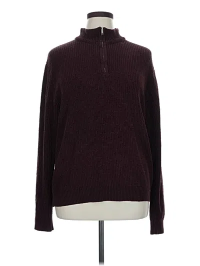 Pre-owned Old Navy Turtleneck Sweater In Burgundy