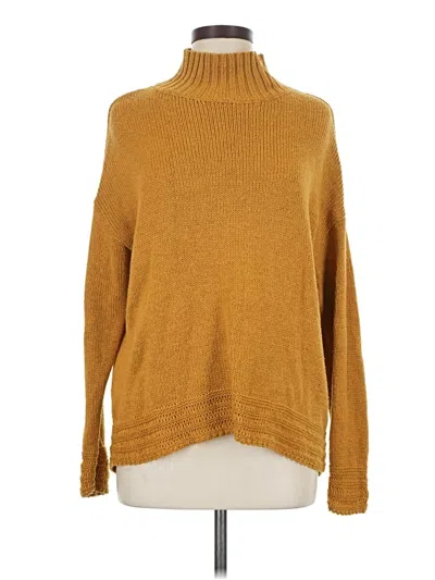 Pre-owned Old Navy Turtleneck Sweater In Gold