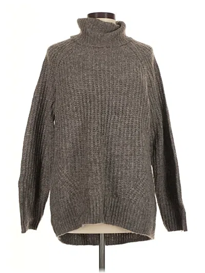Pre-owned Old Navy Turtleneck Sweater In Gray