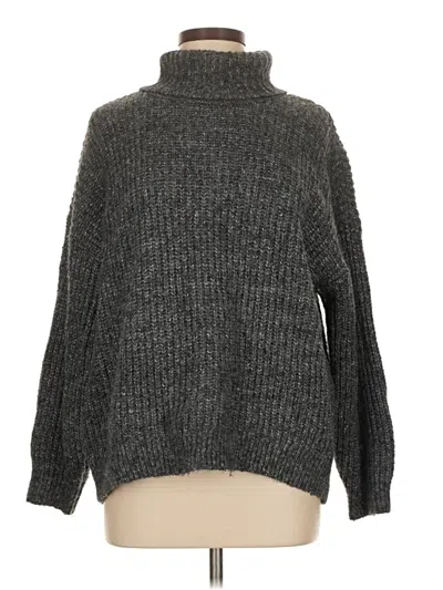 Pre-owned Old Navy Turtleneck Sweater In Gray