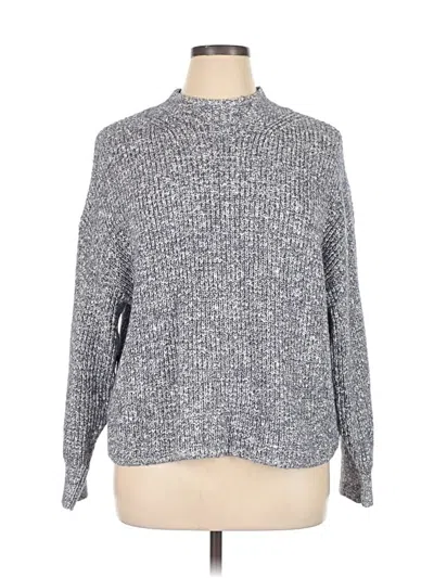Pre-owned Old Navy Turtleneck Sweater In Gray