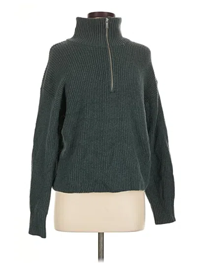 Pre-owned Old Navy Turtleneck Sweater In Green