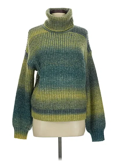Pre-owned Old Navy Turtleneck Sweater In Green